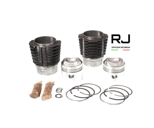 CILINDRI CON PISTONI BIG BORE 2CV6 652CC 9: 1 Ø77MM