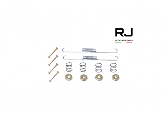 Kit montaggio ganasce freno anteriore, tamburo Ø200mm