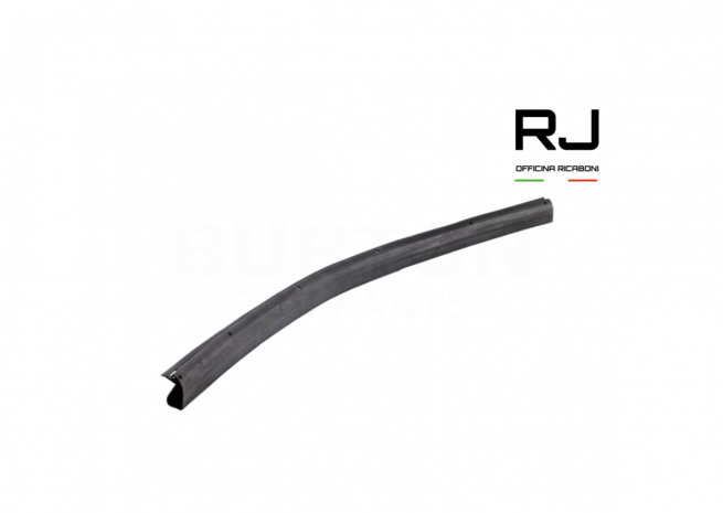 Guarnizione di tenuta per porte posteriori montante 2CV nero