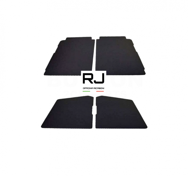 Set di pannelli porte 2CV Club vinile nero