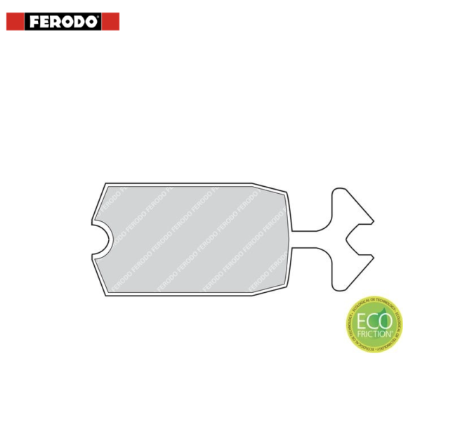 PASTIGLIE FRENO 2CV FERODO - immagine 3